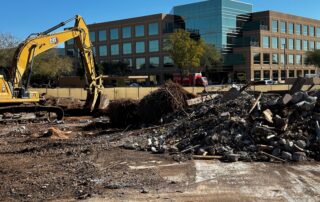 Our old office is demolished!