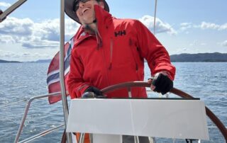 Sailing is Quinn's elixir.